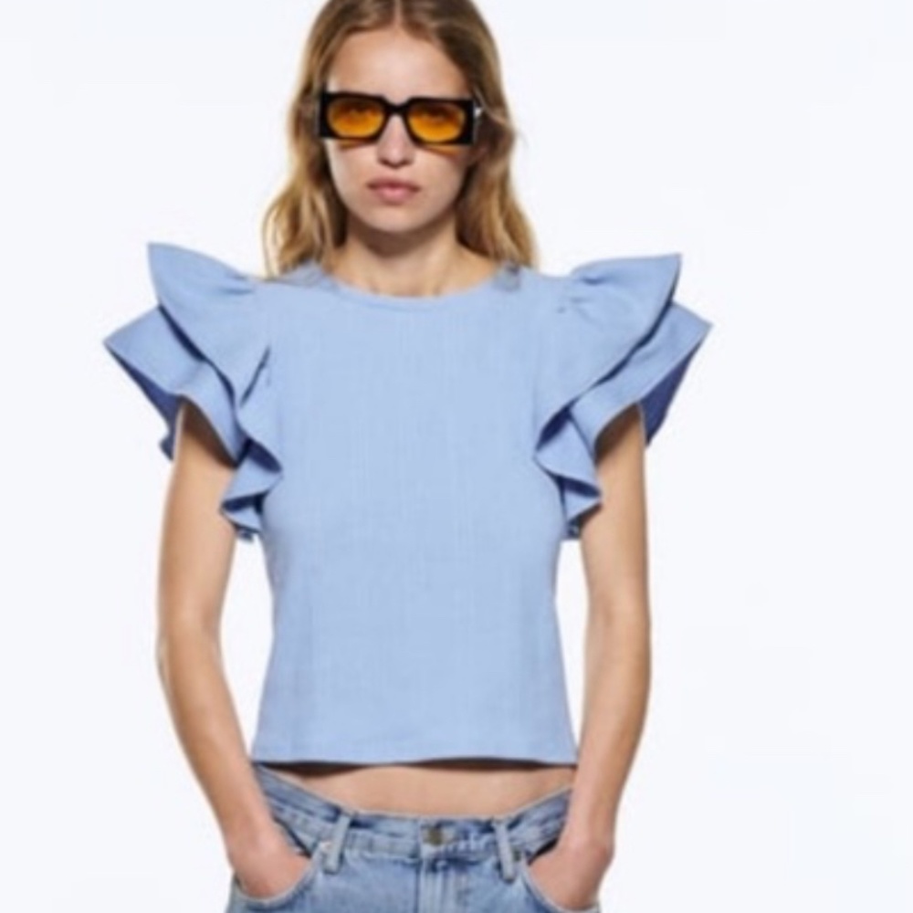 Zara Ruffle Top
